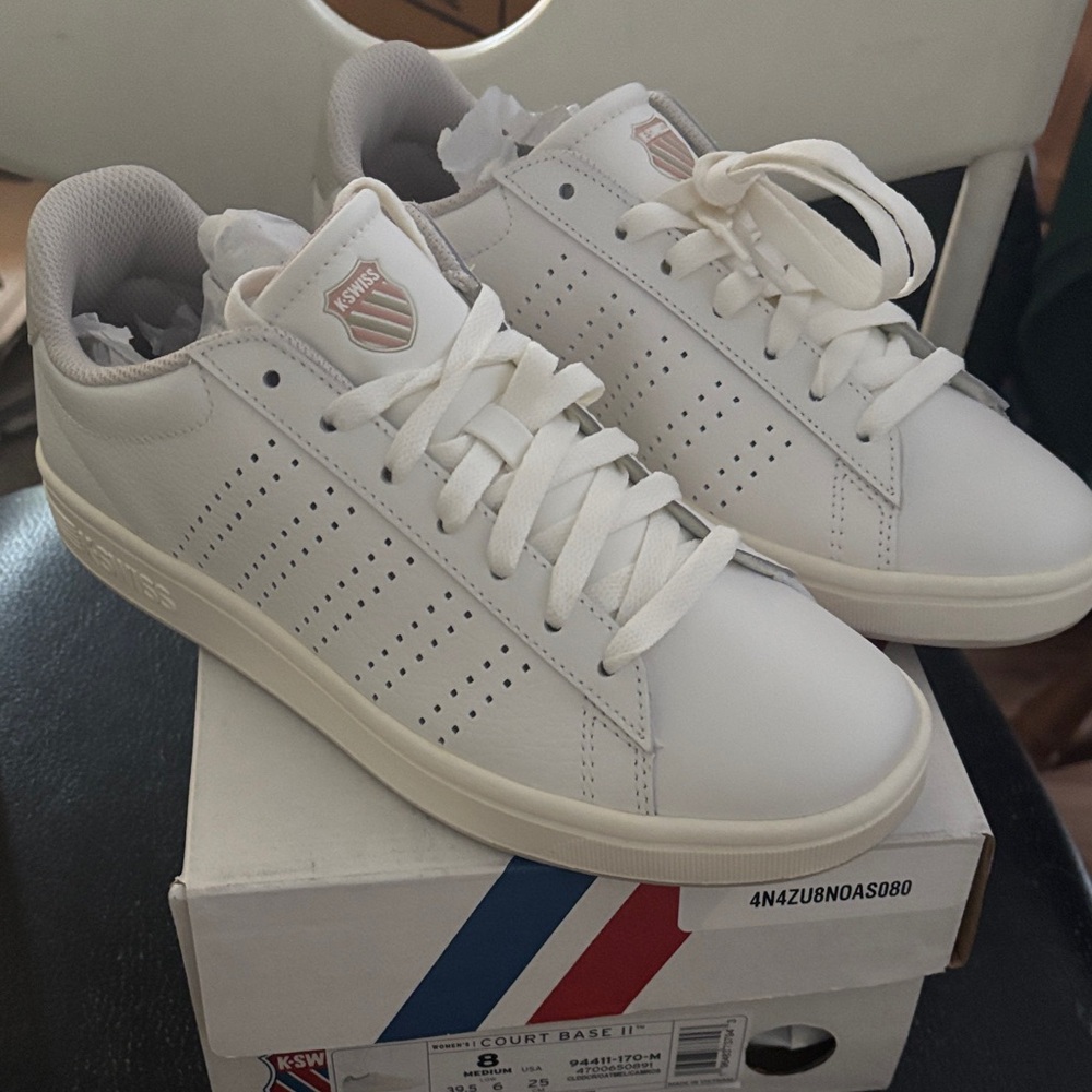 K-Swiss Men's White Court Shoes